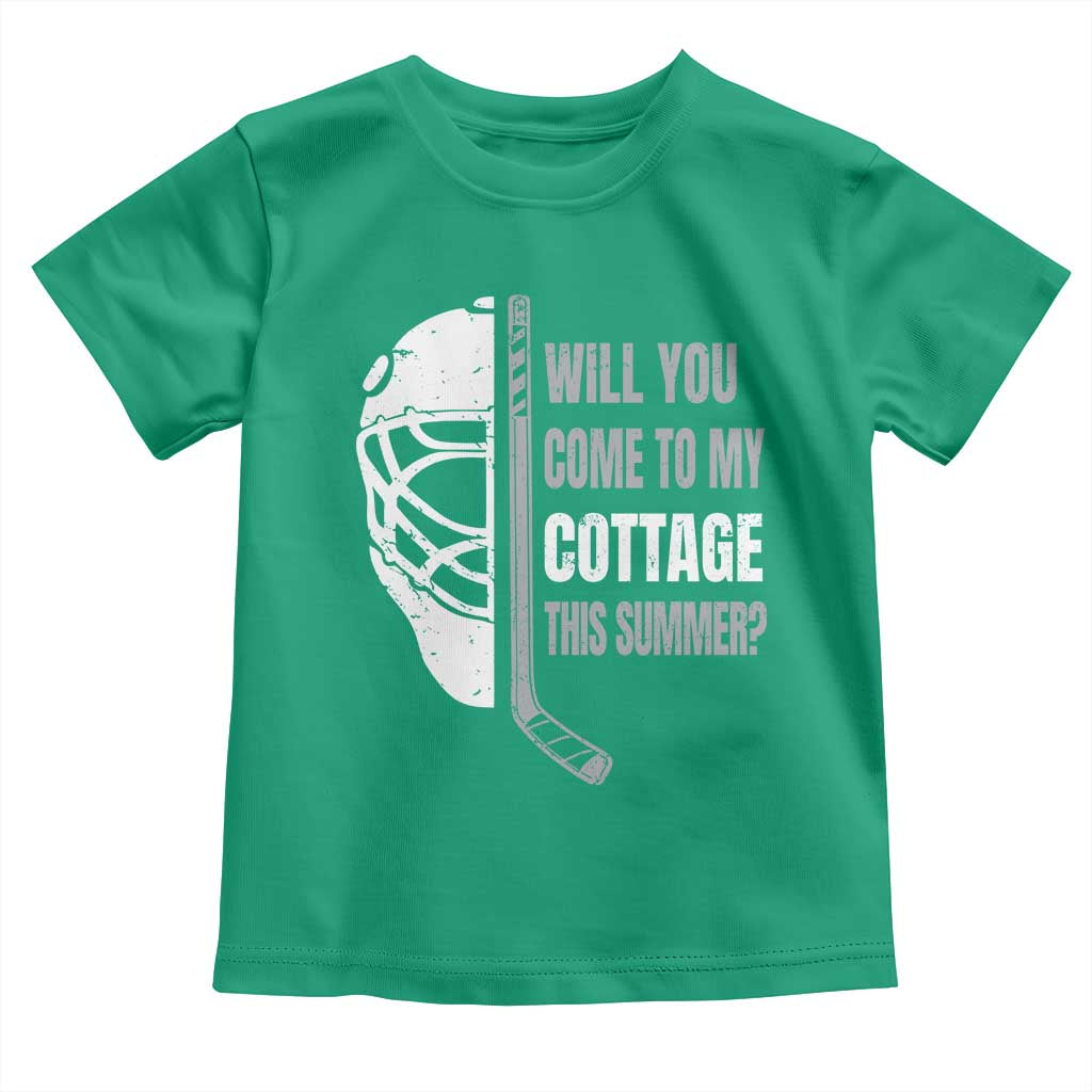 Will You Come To My Cottage This Summer Toddler T Shirt Retro LGBT Romance Hockey Fan TS10 Irish Green Print Your Wear