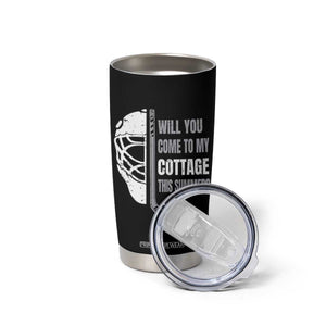 Will You Come To My Cottage This Summer Tumbler Cup Retro LGBT Romance Hockey Fan TS10 Print Your Wear