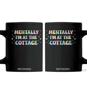 LGBT Romance Hockey Coffee Mug Mentally Im At The Cottage Team Hollanov Fan TS10 Black Print Your Wear