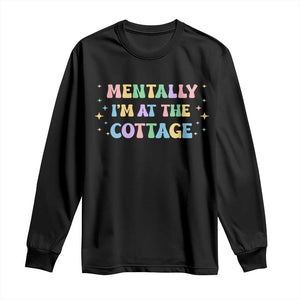 LGBT Romance Hockey Long Sleeve Shirt Mentally Im At The Cottage Team Hollanov Fan TS10 Black Print Your Wear