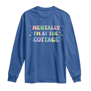 LGBT Romance Hockey Long Sleeve Shirt Mentally Im At The Cottage Team Hollanov Fan TS10 Royal Blue Print Your Wear