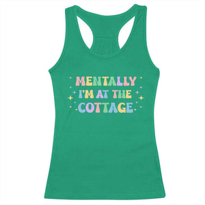 LGBT Romance Hockey Racerback Tank Top Mentally Im At The Cottage Team Hollanov Fan TS10 Irish Green Print Your Wear
