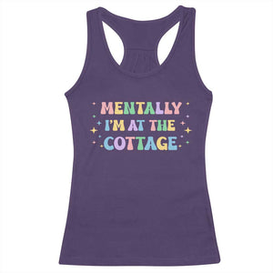 LGBT Romance Hockey Racerback Tank Top Mentally Im At The Cottage Team Hollanov Fan TS10 Purple Print Your Wear