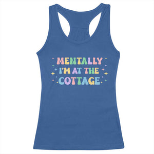 LGBT Romance Hockey Racerback Tank Top Mentally Im At The Cottage Team Hollanov Fan TS10 Royal Blue Print Your Wear