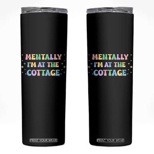 LGBT Romance Hockey Skinny Tumbler Mentally Im At The Cottage Team Hollanov Fan TS10 Black Print Your Wear
