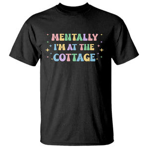 LGBT Romance Hockey T Shirt Mentally Im At The Cottage Team Hollanov Fan TS10 Black Print Your Wear
