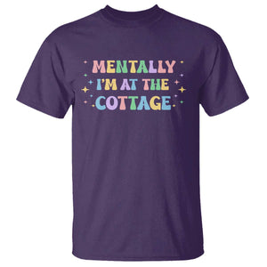 LGBT Romance Hockey T Shirt Mentally Im At The Cottage Team Hollanov Fan TS10 Purple Print Your Wear