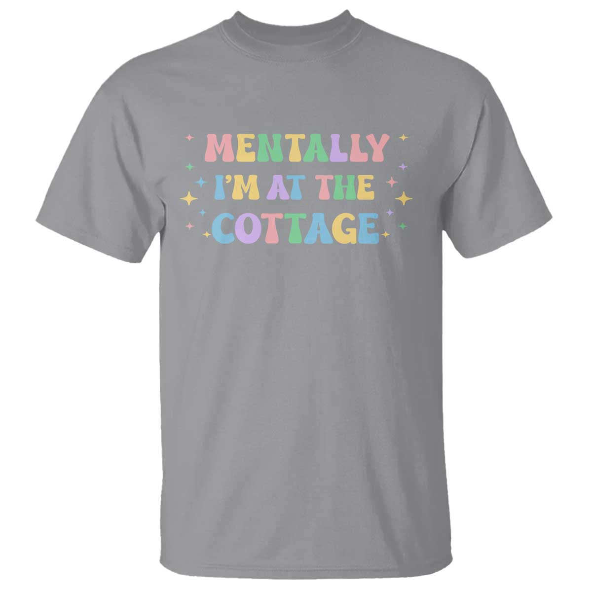LGBT Romance Hockey T Shirt Mentally Im At The Cottage Team Hollanov Fan TS10 Sport Gray Print Your Wear