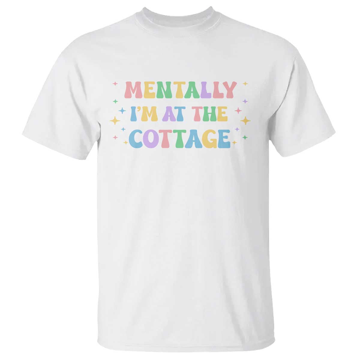 LGBT Romance Hockey T Shirt Mentally Im At The Cottage Team Hollanov Fan TS10 White Print Your Wear