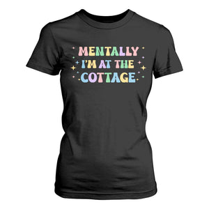 LGBT Romance Hockey T Shirt For Women Mentally Im At The Cottage Team Hollanov Fan TS10 Black Print Your Wear