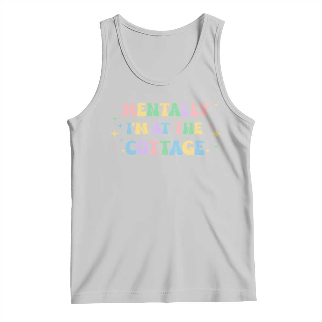 LGBT Romance Hockey Tank Top Mentally Im At The Cottage Team Hollanov Fan TS10 Ash Print Your Wear