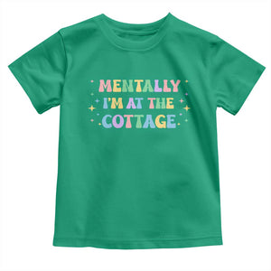 LGBT Romance Hockey Toddler T Shirt Mentally Im At The Cottage Team Hollanov Fan TS10 Irish Green Print Your Wear