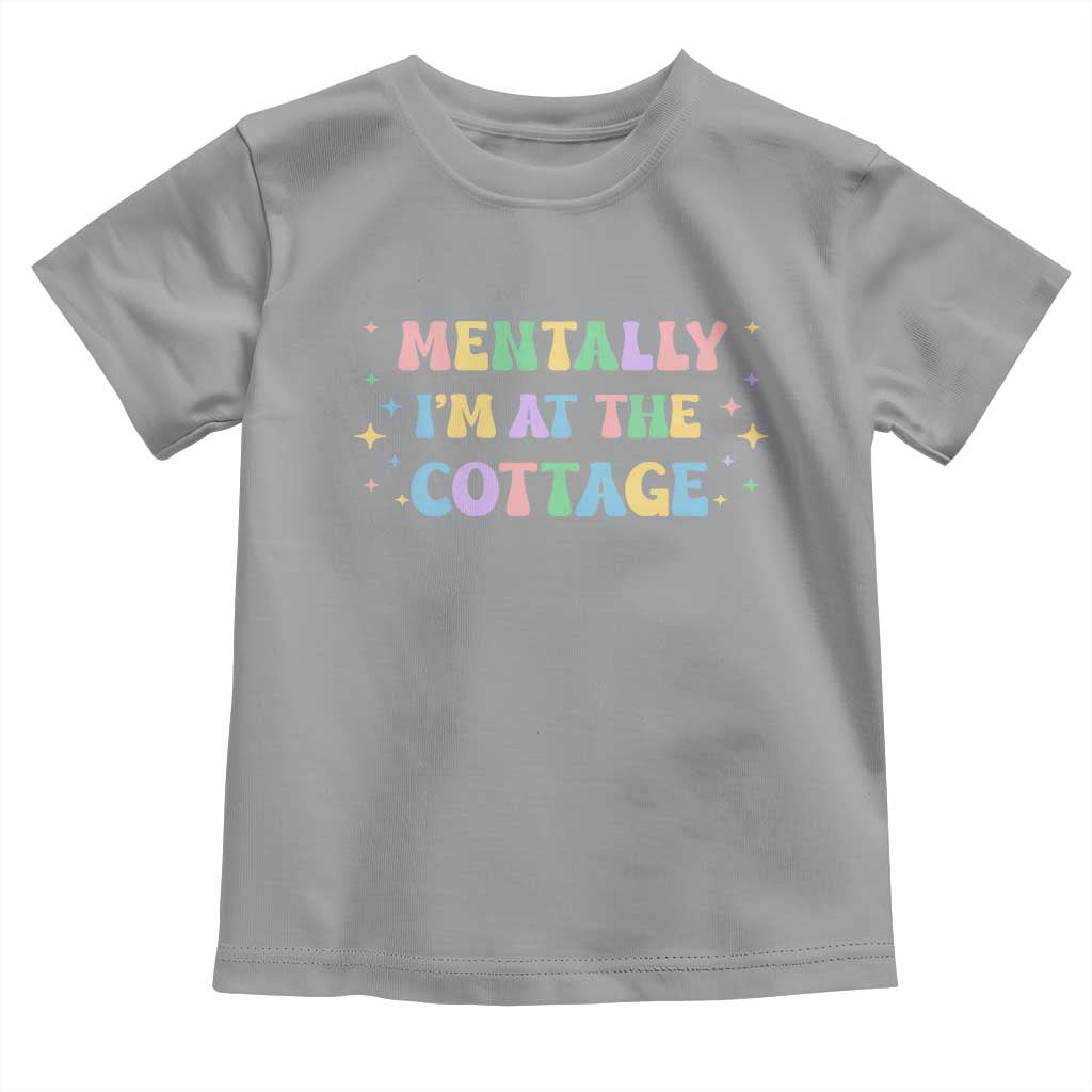 LGBT Romance Hockey Toddler T Shirt Mentally Im At The Cottage Team Hollanov Fan TS10 Sport Gray Print Your Wear