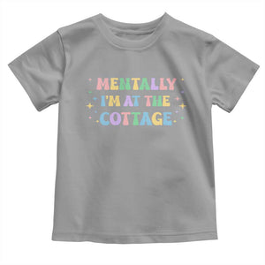 LGBT Romance Hockey Toddler T Shirt Mentally Im At The Cottage Team Hollanov Fan TS10 Sport Gray Print Your Wear