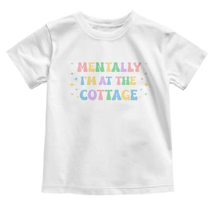 LGBT Romance Hockey Toddler T Shirt Mentally Im At The Cottage Team Hollanov Fan TS10 White Print Your Wear