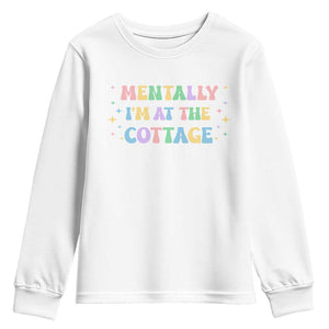 LGBT Romance Hockey Youth Sweatshirt Mentally Im At The Cottage Team Hollanov Fan TS10 White Print Your Wear