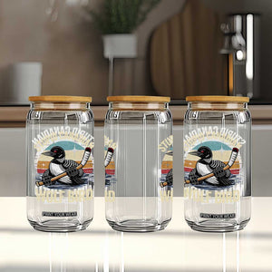Stupid Canadian Wolf Bird Glass Can Retro Romance Hockey LGBT Book Movie Fans Gift TS10 Print Your Wear