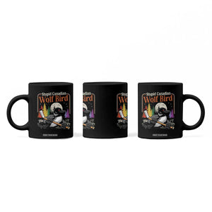 Stupid Canadian Wolf Bird Coffee Mug Retro Romance Hockey LGBT Book Movie Fans TS10 Print Your Wear