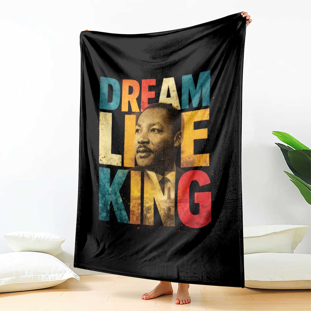Black History Month Martin Luther King Day Throw Blanket I Have Dream TS10 Print Your Wear