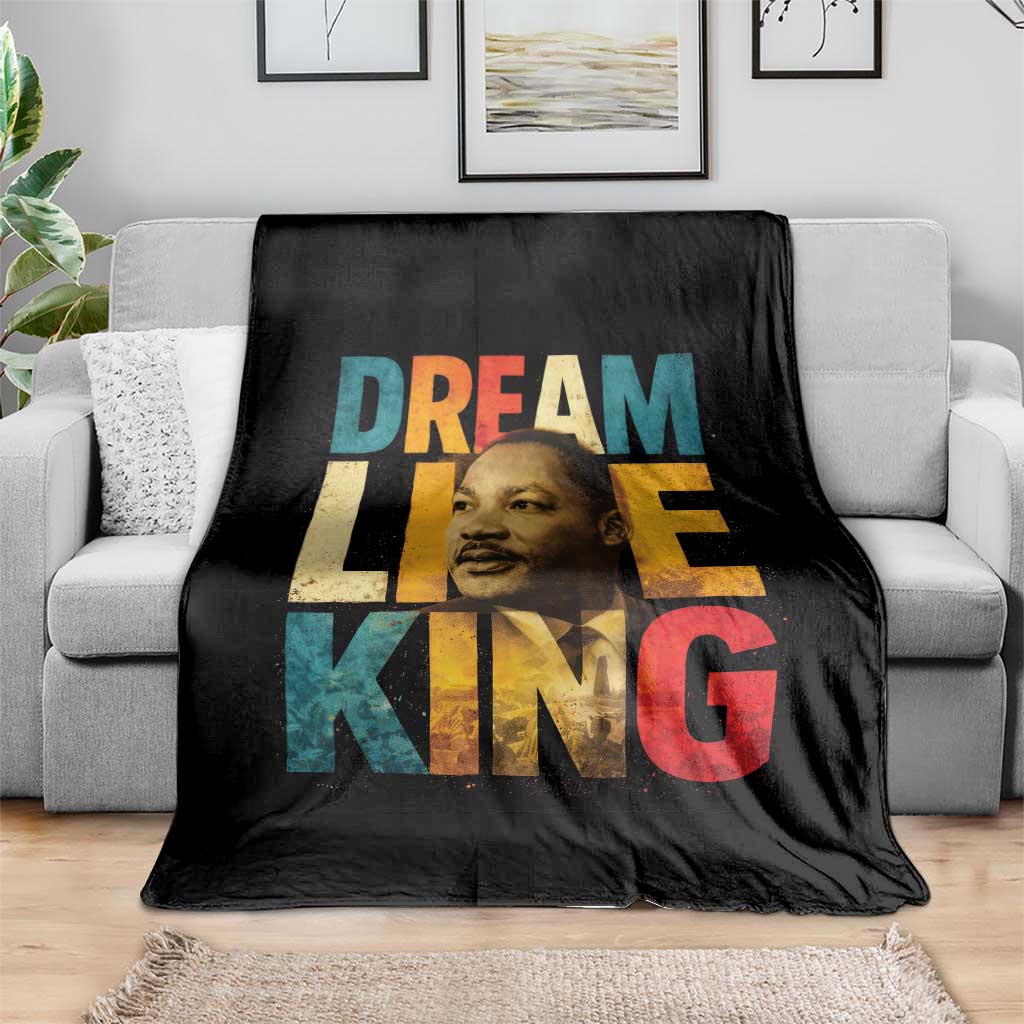 Black History Month Martin Luther King Day Throw Blanket I Have Dream TS10 Print Your Wear