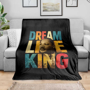 Black History Month Martin Luther King Day Throw Blanket I Have Dream TS10 Print Your Wear