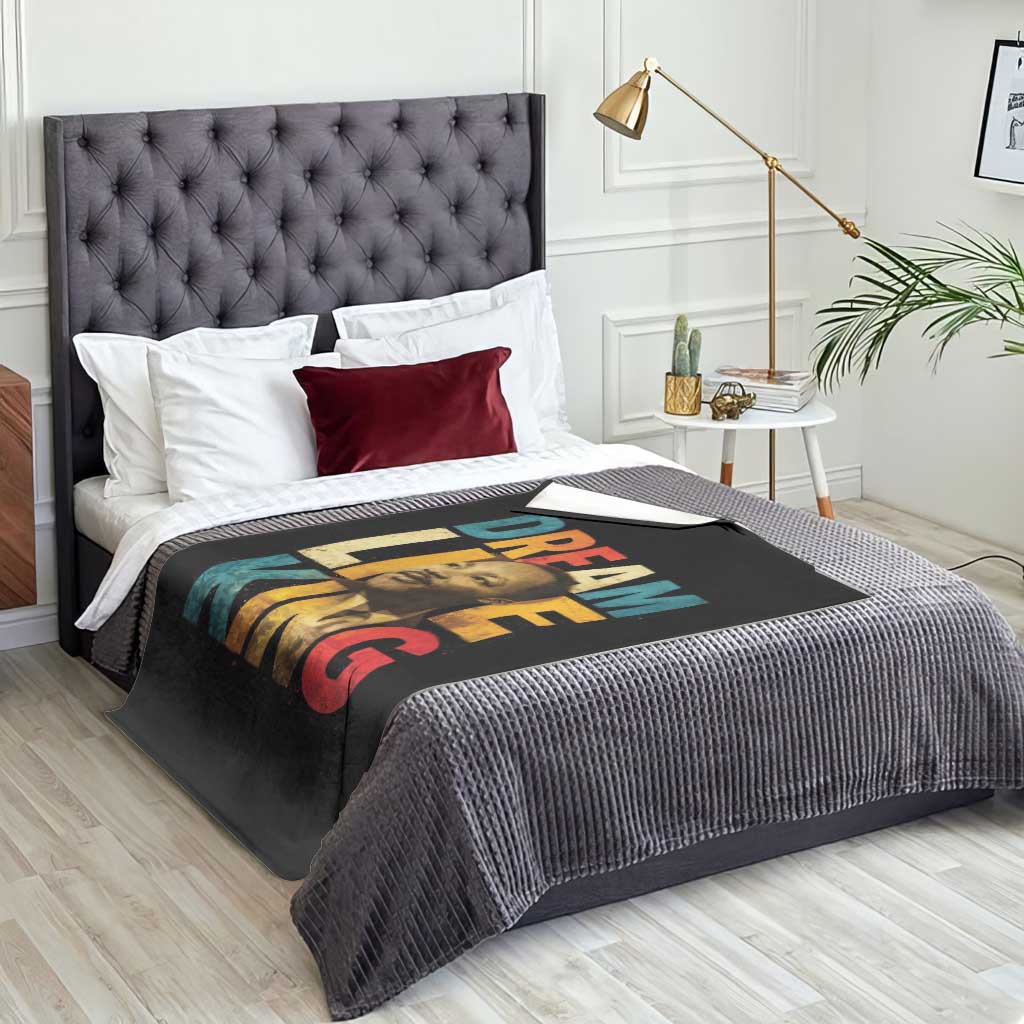 Black History Month Martin Luther King Day Throw Blanket I Have Dream TS10 Print Your Wear