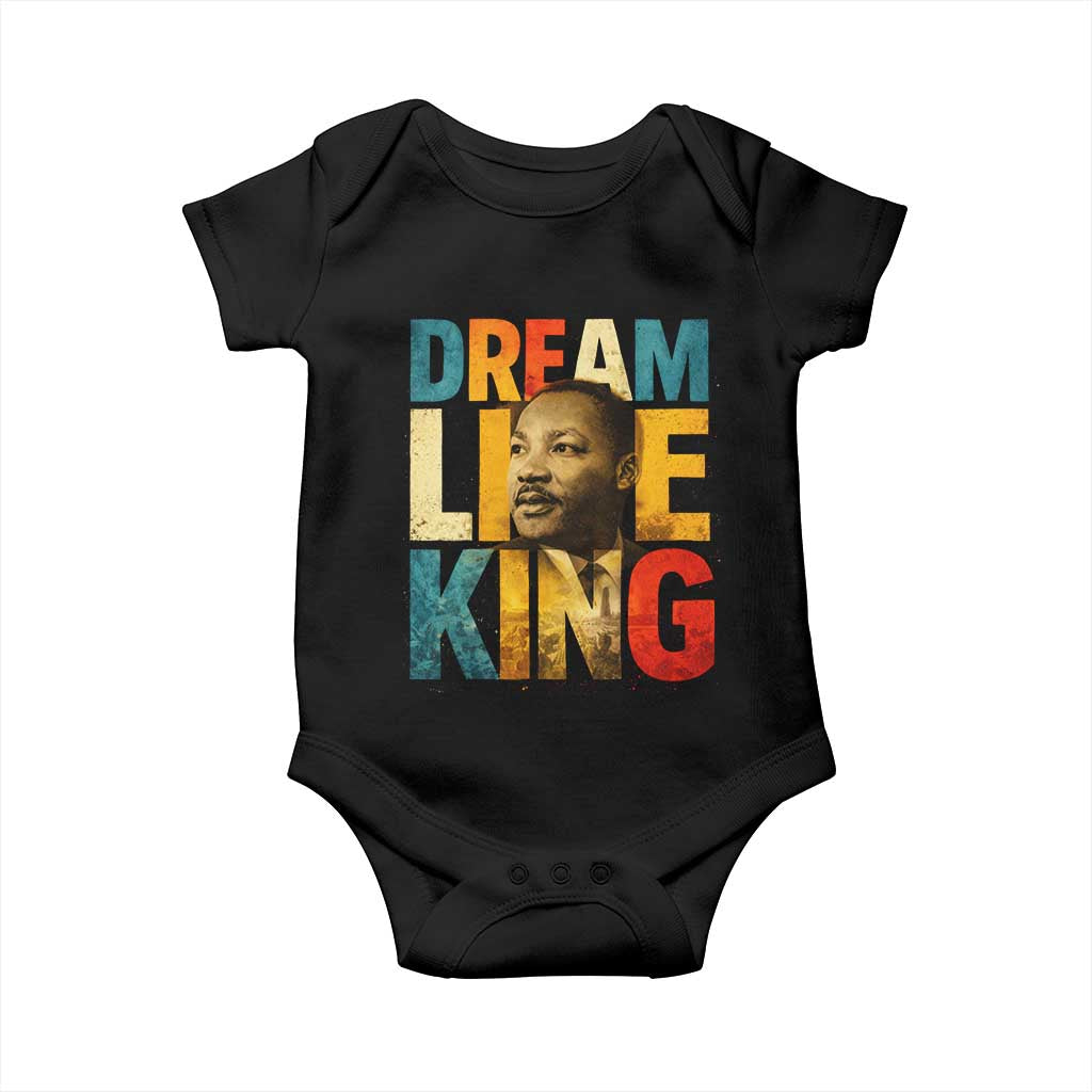 Black History Month Martin Luther King Day Baby Onesie I Have Dream TS10 Black Print Your Wear