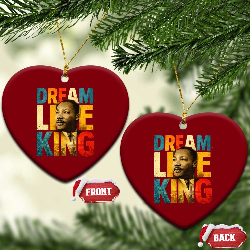 Black History Month Martin Luther King Day Ceramic Ornament I Have Dream TS10 Print Your Wear