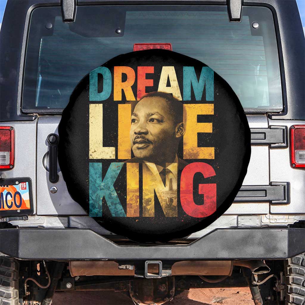Black History Month Martin Luther King Day Spare Tire Cover I Have Dream TS10 No hole Black Print Your Wear