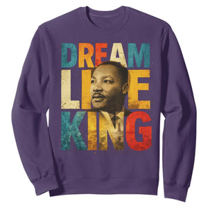 Black History Month Martin Luther King Day Sweatshirt I Have Dream TS10 Purple Print Your Wear
