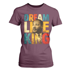 Black History Month Martin Luther King Day T Shirt For Women I Have Dream TS10 Maroon Print Your Wear