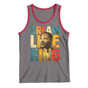 Black History Month Martin Luther King Day Tank Top I Have Dream TS10 Deep Heather Red Print Your Wear