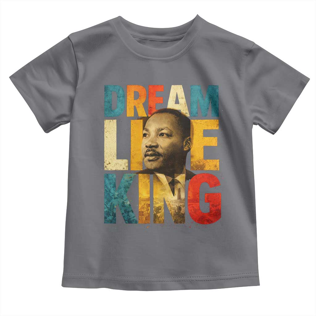 Black History Month Martin Luther King Day Toddler T Shirt I Have Dream TS10 Charcoal Print Your Wear