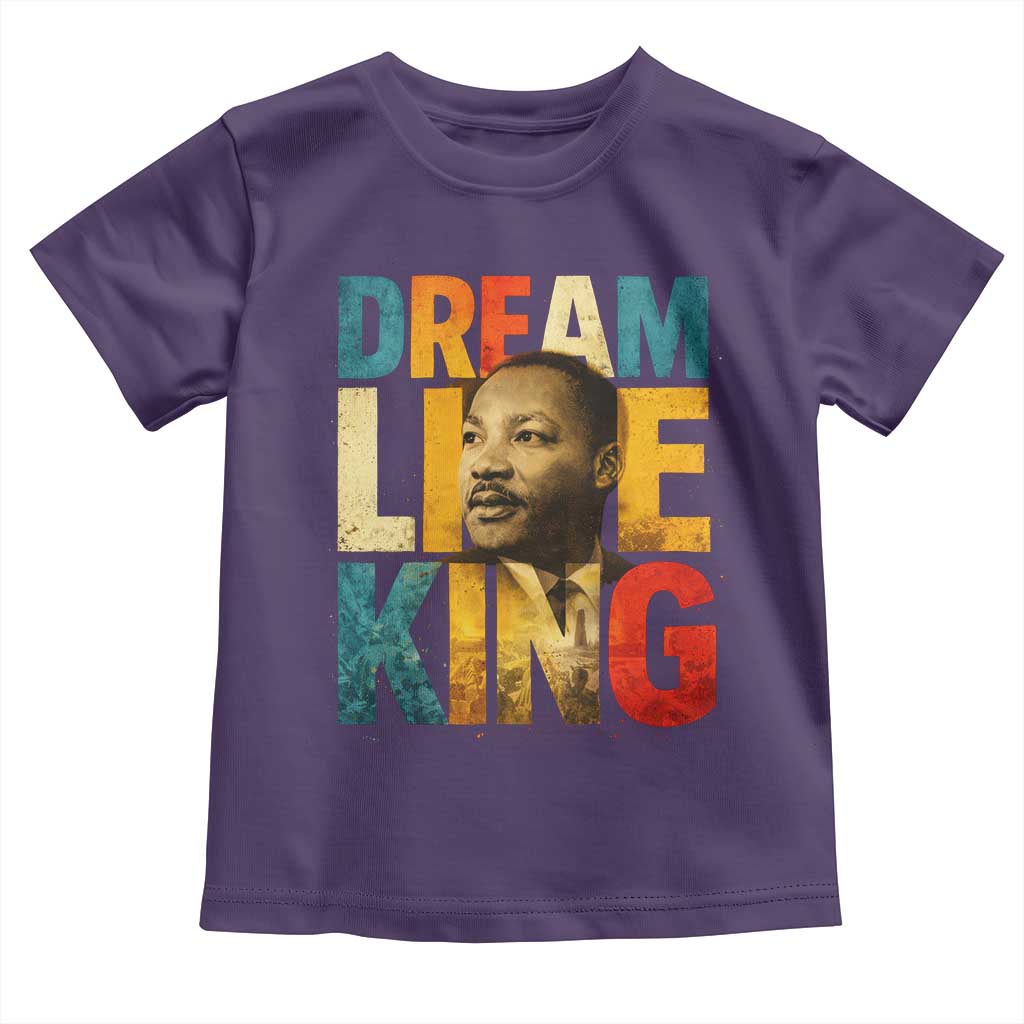 Black History Month Martin Luther King Day Toddler T Shirt I Have Dream TS10 Purple Print Your Wear