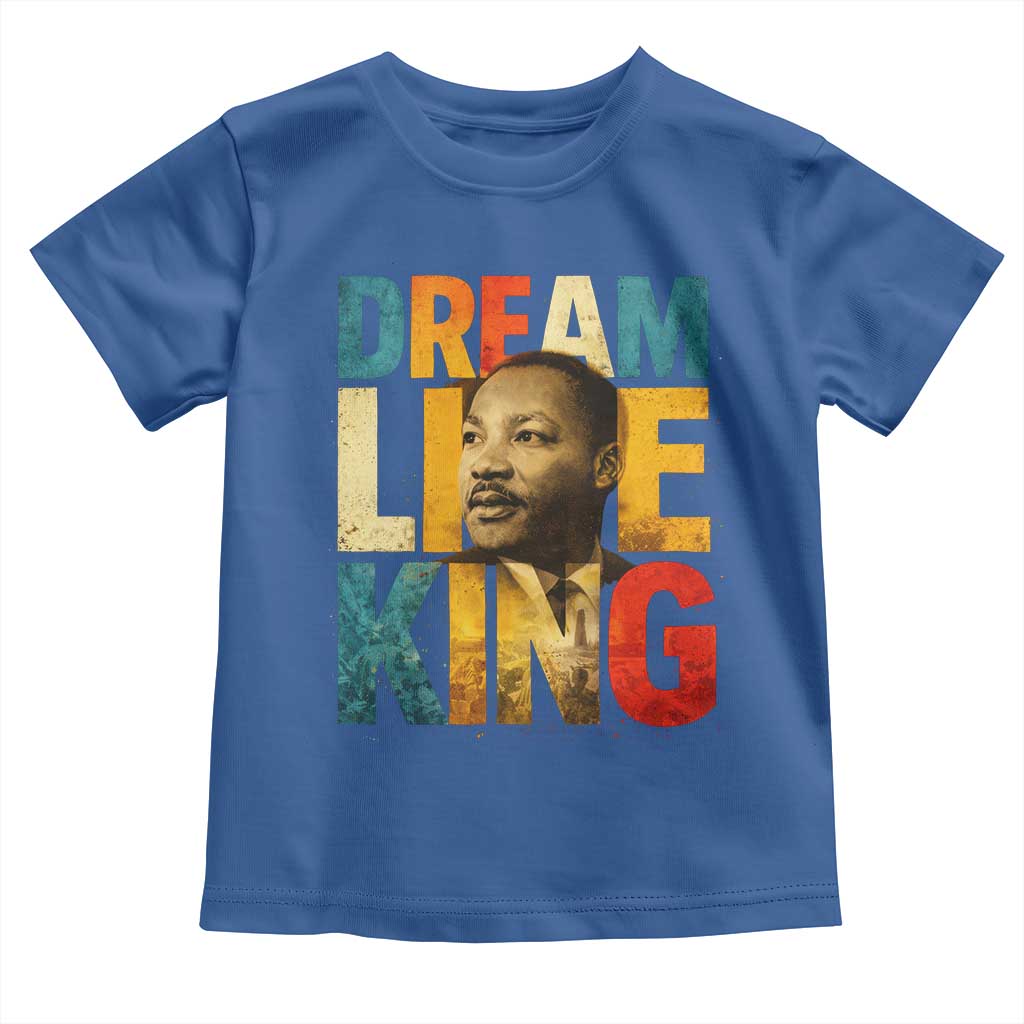 Black History Month Martin Luther King Day Toddler T Shirt I Have Dream TS10 Royal Blue Print Your Wear