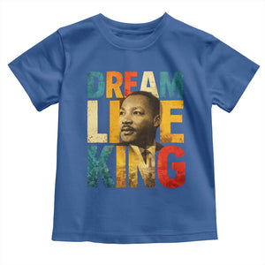 Black History Month Martin Luther King Day Toddler T Shirt I Have Dream TS10 Royal Blue Print Your Wear