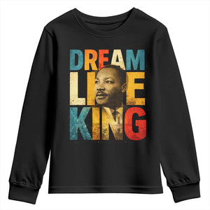 Black History Month Martin Luther King Day Youth Sweatshirt I Have Dream TS10 Black Print Your Wear