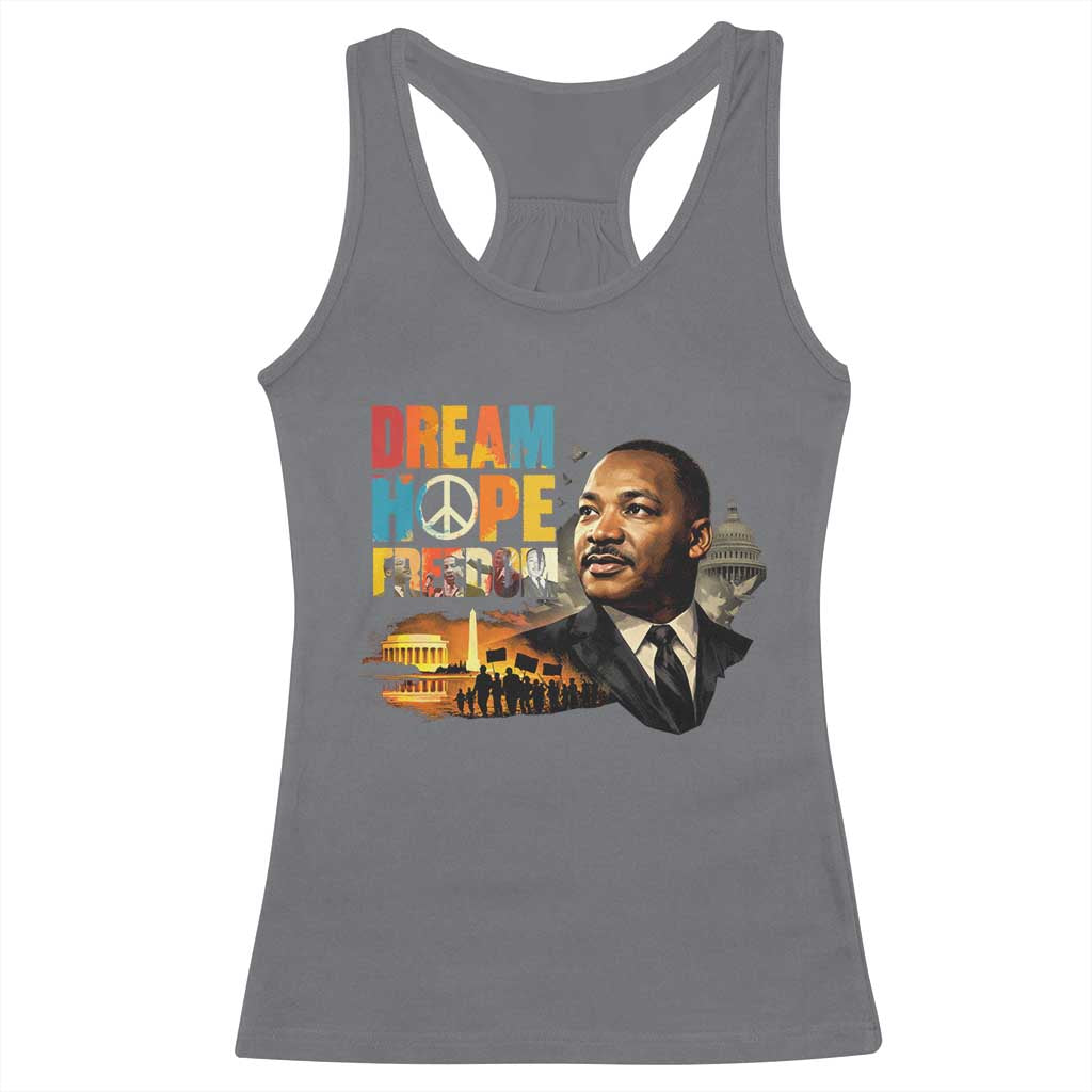 Black History Month Martin Luther King Day Racerback Tank Top Martin Luther King Sweatshirt, Black History Sweatshirt, I Have A Dream Sweatshirt, MLK Sweatshirt, Human Rights Sweatshirt, BLM Sweatshirt TS10 Charcoal Print Your Wear