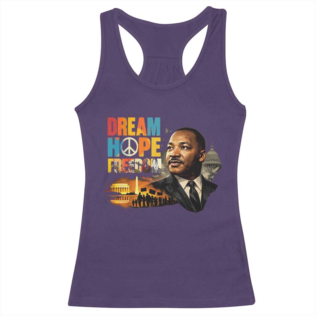 Black History Month Martin Luther King Day Racerback Tank Top Martin Luther King Sweatshirt, Black History Sweatshirt, I Have A Dream Sweatshirt, MLK Sweatshirt, Human Rights Sweatshirt, BLM Sweatshirt TS10 Purple Print Your Wear