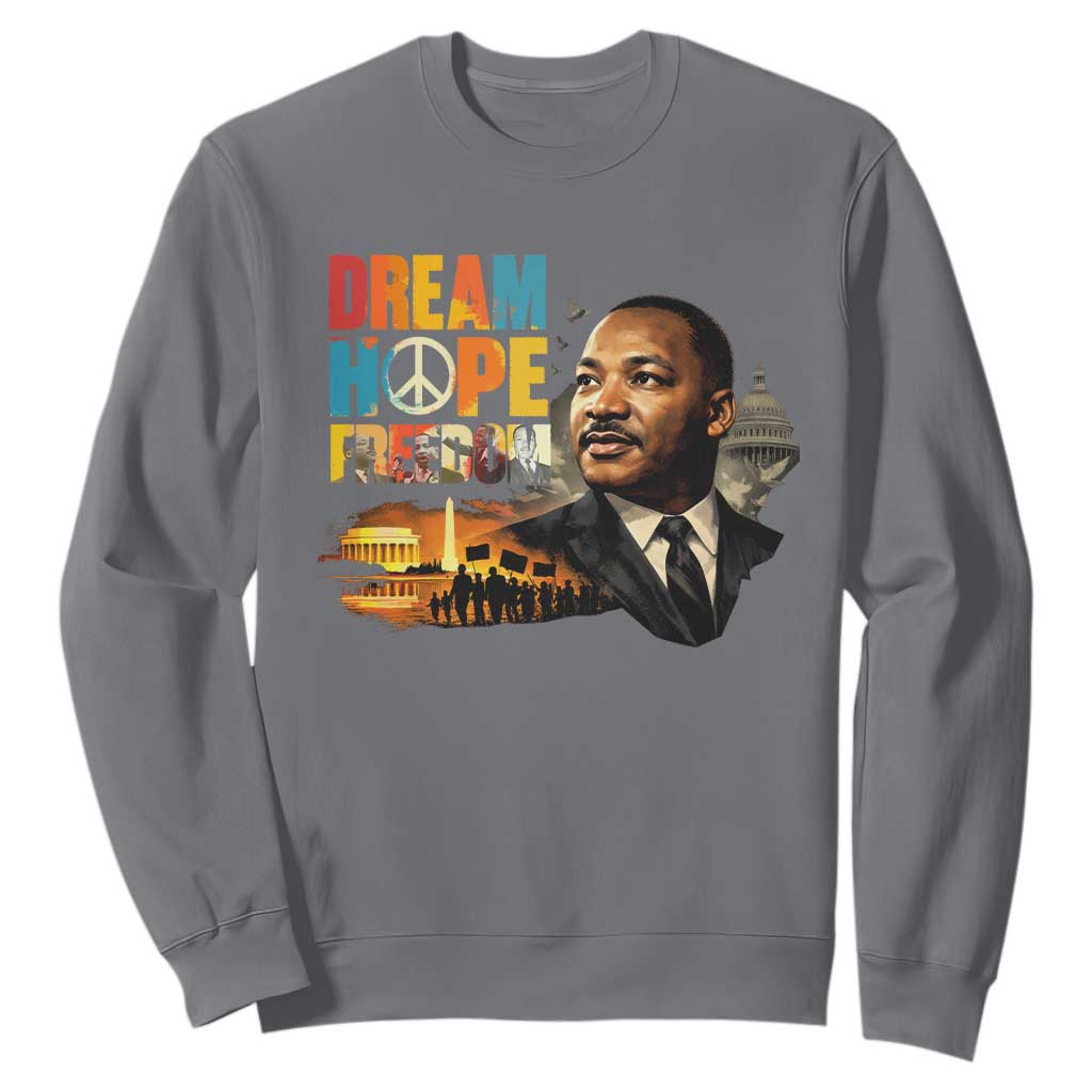 Black History Month Martin Luther King Day Sweatshirt Martin Luther King Sweatshirt, Black History Sweatshirt, I Have A Dream Sweatshirt, MLK Sweatshirt, Human Rights Sweatshirt, BLM Sweatshirt TS10 Charcoal Print Your Wear