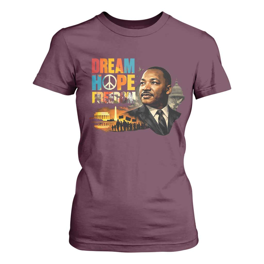 Black History Month Martin Luther King Day T Shirt For Women Martin Luther King Sweatshirt, Black History Sweatshirt, I Have A Dream Sweatshirt, MLK Sweatshirt, Human Rights Sweatshirt, BLM Sweatshirt TS10 Maroon Print Your Wear