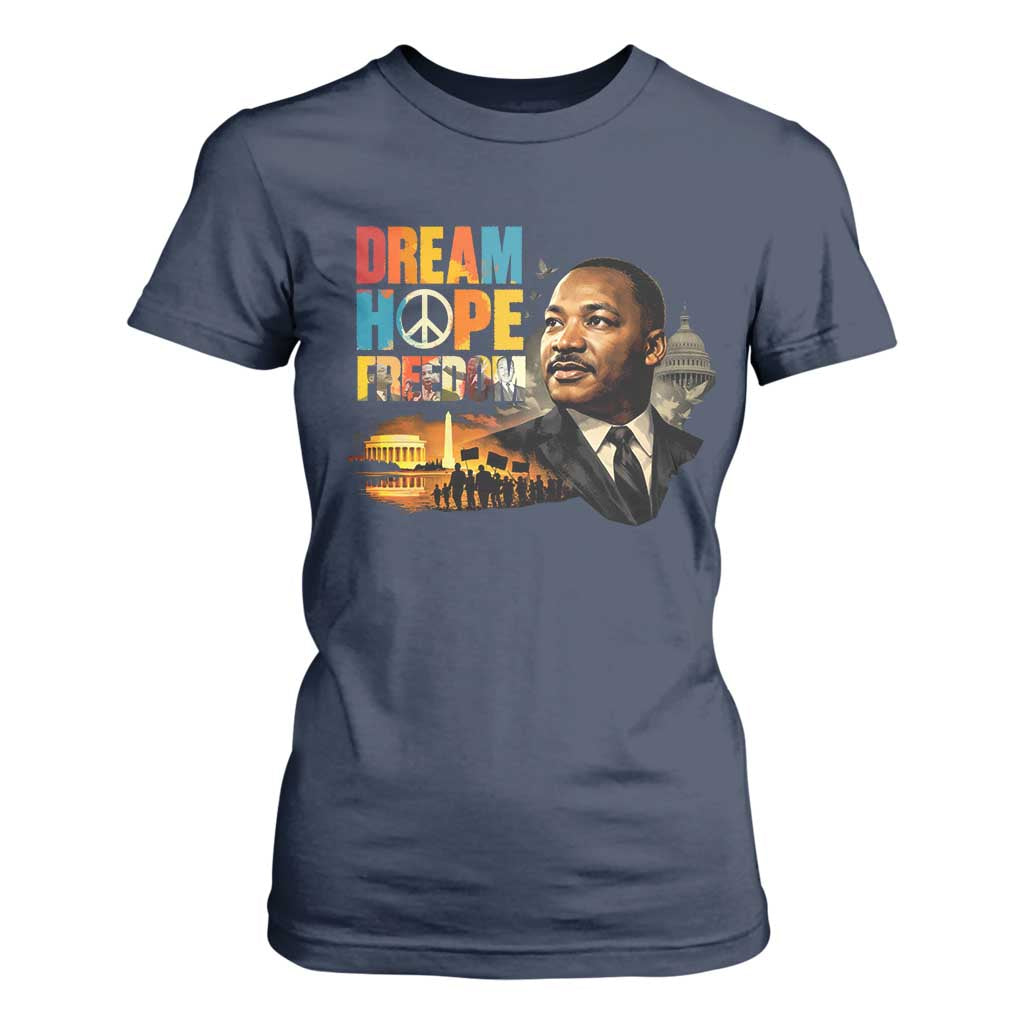 Black History Month Martin Luther King Day T Shirt For Women Martin Luther King Sweatshirt, Black History Sweatshirt, I Have A Dream Sweatshirt, MLK Sweatshirt, Human Rights Sweatshirt, BLM Sweatshirt TS10 Navy Print Your Wear