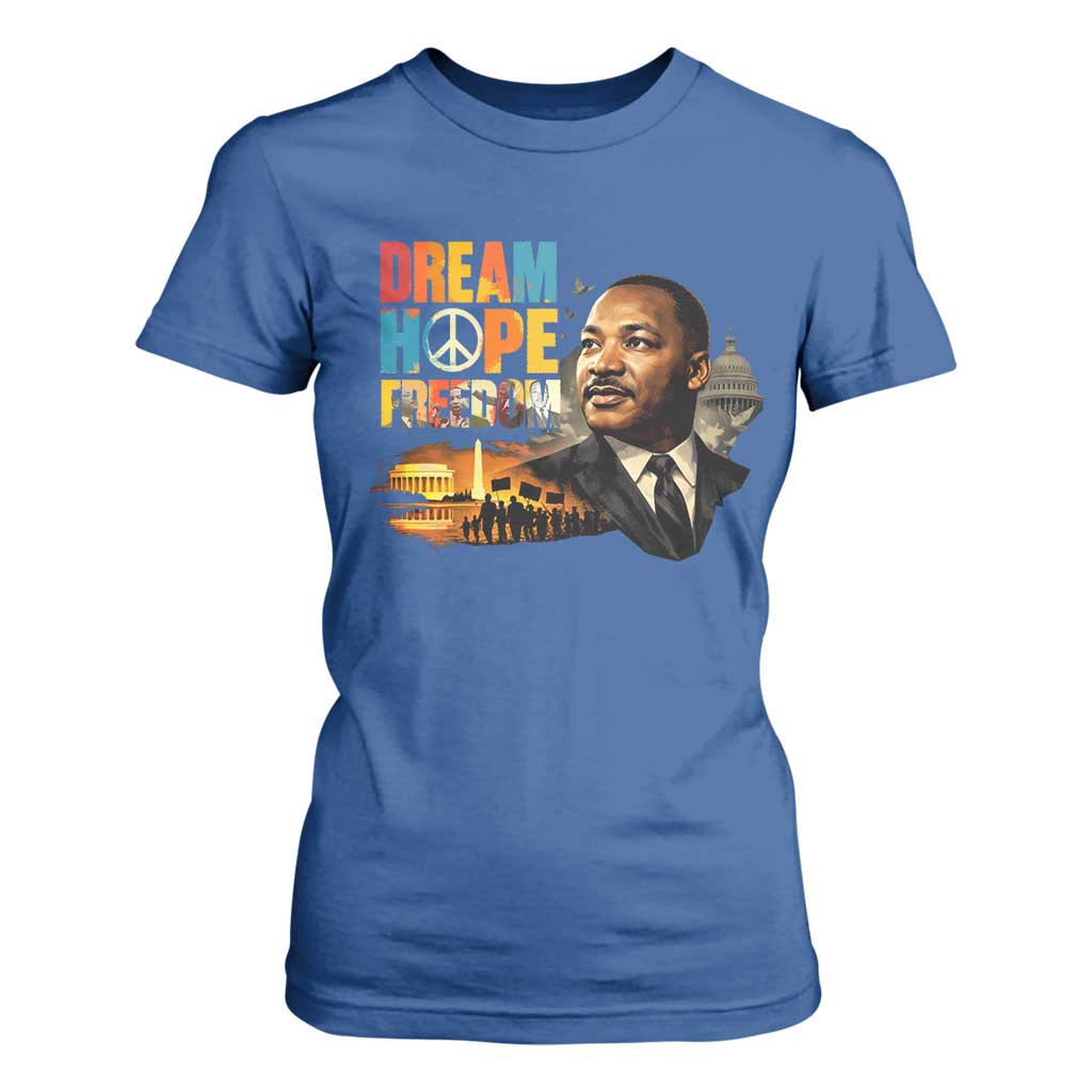 Black History Month Martin Luther King Day T Shirt For Women Martin Luther King Sweatshirt, Black History Sweatshirt, I Have A Dream Sweatshirt, MLK Sweatshirt, Human Rights Sweatshirt, BLM Sweatshirt TS10 Royal Blue Print Your Wear