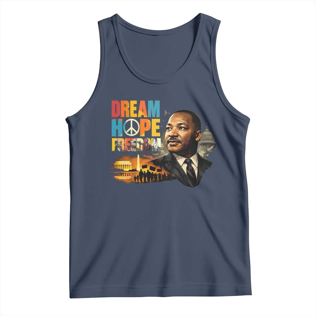 Black History Month Martin Luther King Day Tank Top Martin Luther King Sweatshirt, Black History Sweatshirt, I Have A Dream Sweatshirt, MLK Sweatshirt, Human Rights Sweatshirt, BLM Sweatshirt TS10 Navy Print Your Wear