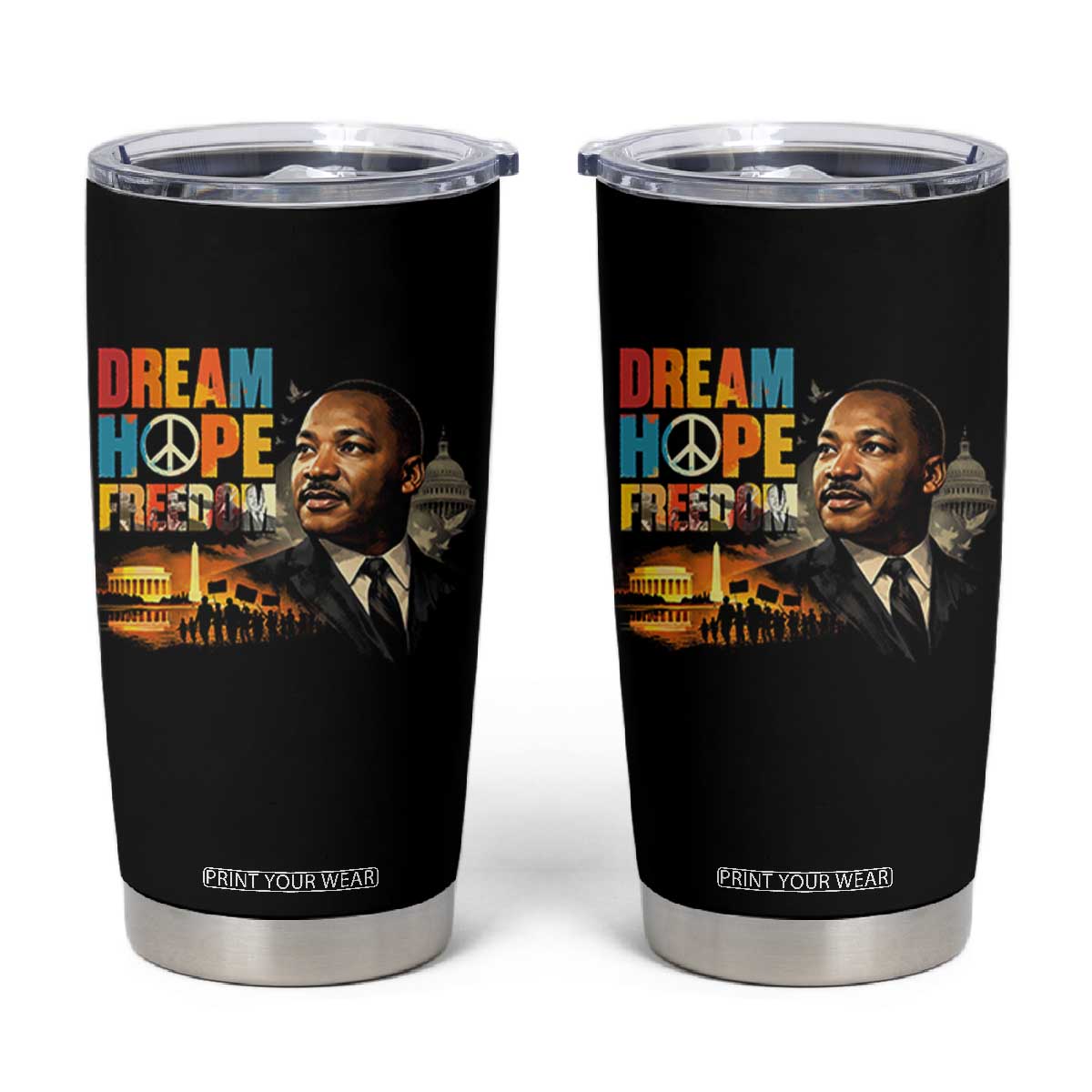 Black History Month Martin Luther King Day Tumbler Cup Martin Luther King Sweatshirt, Black History Sweatshirt, I Have A Dream Sweatshirt, MLK Sweatshirt, Human Rights Sweatshirt, BLM Sweatshirt TS10 Black Print Your Wear