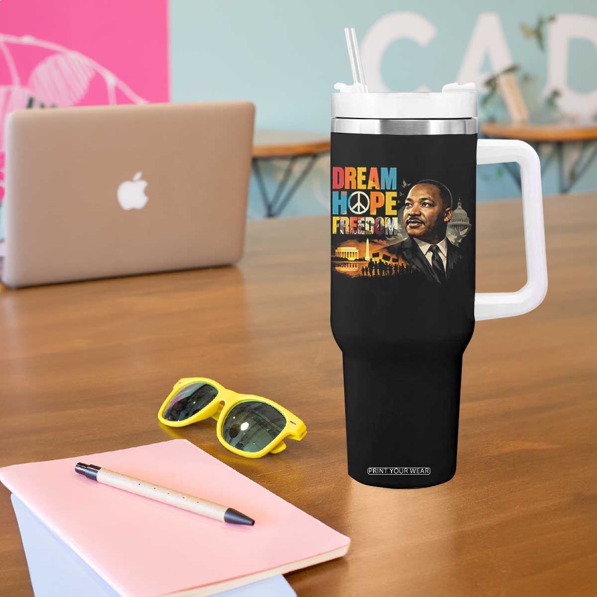 Black History Month Martin Luther King Day Tumbler With Handle Martin Luther King Sweatshirt, Black History Sweatshirt, I Have A Dream Sweatshirt, MLK Sweatshirt, Human Rights Sweatshirt, BLM Sweatshirt TS10 Print Your Wear
