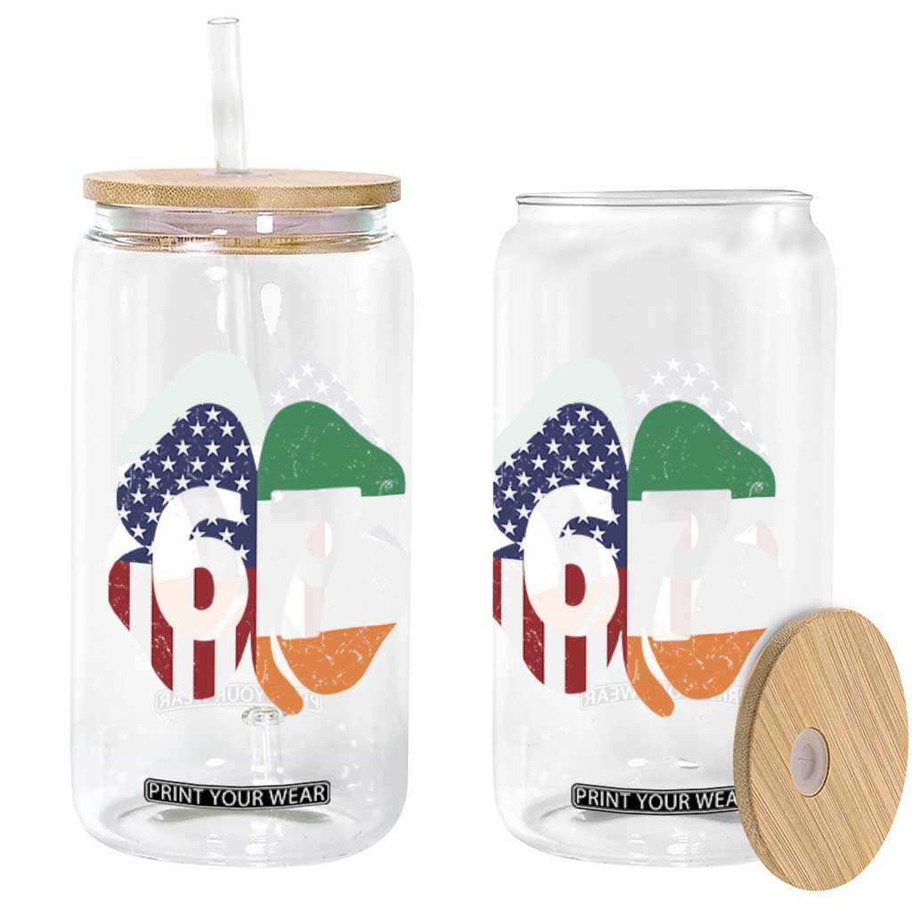Six Seven 6 7 St Patricks Day Glass Can 67 Meme Irish American Ireland Flag Lucky Shamrocks TS10 Print Your Wear