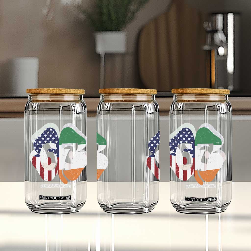 Six Seven 6 7 St Patricks Day Glass Can 67 Meme Irish American Ireland Flag Lucky Shamrocks TS10 Print Your Wear