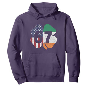 Six Seven 6 7 St Patricks Day Hoodie 67 Meme Irish American Ireland Flag Lucky Shamrocks TS10 Purple Print Your Wear