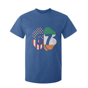 Six Seven 6 7 St Patricks Day T Shirt For Kid 67 Meme Irish American Ireland Flag Lucky Shamrocks TS10 Royal Blue Print Your Wear